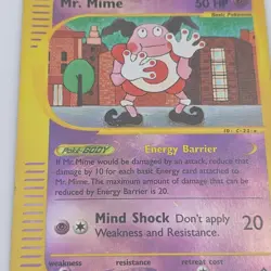 POKEMON MR. MIME REVERSE HOLO FOIL 95a/147 AQUAPOLIS ENGLISH EX - Image 3