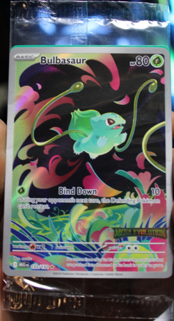 Bulbasaur 133/132 Pokemon Mega Evolution Stamped Promo (SEALED) - Image 1
