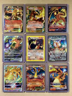Pokemon Collection - Charizard, Venusaur, & Blastoise Megas, Base, Dark. LP-MP. - Image 5