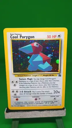 Pokemon TCG - Cool Porygon 15/53 WOTC Promo Holo - Light Play - Image 1