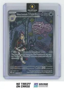2025 Pokemon Scarlet & Violet Destined Rivals Team Rocket's Weezing #199/182 - Image 1