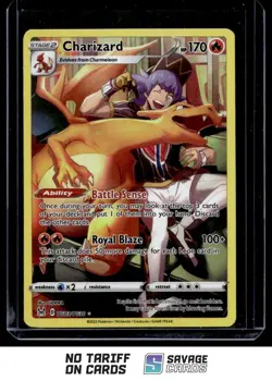 2022 Pokemon SWSH Lost Origin Trainer Gallery Charizard #TG03/TG30 - Image 1