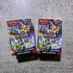 Pokemon Obsidian Flames Booster Bundle Sealed Lot X2 - Image 1