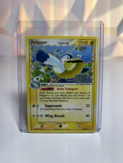 Pokemon Pelipper Crystal Guardians 26/100 2006 Rare Reverse Holo LP - Image 1