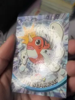 Seaking #119 2000 Topps Pokemon TV Animation Series Blue Logo LP - Image 3