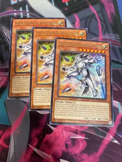 YUGIOH - SUPER QUANTUM WHITE LAYER X3 - RARE - DANE - UNLIMITED - NM - Image 1