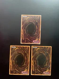 Yugioh Flower Wolf LOB-107 Rare Unlimited Edition Damaged X3 - Image 2