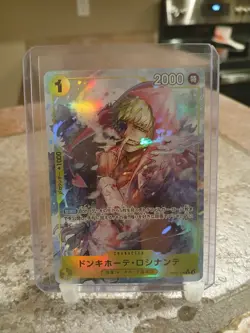 One Piece Donquixote Rosinante Alt Art Japanese OP12-108 Legacy Of The Master - Image 1