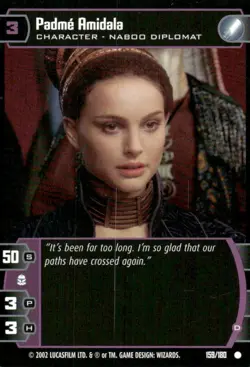 Star Wars TCG 159/180 Padme Amidala Trading card - Image 1