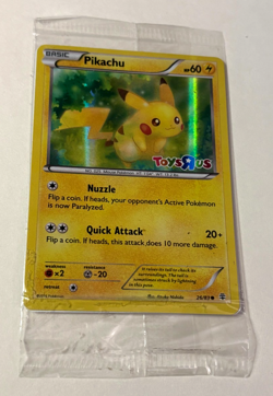 Pikachu - Toys R Us Promo Pokemon Card 26/83 Holo SEALED! MINT 2016 - Image 1