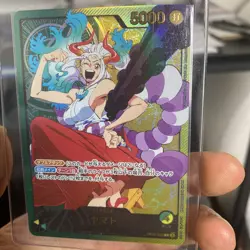 Yamato Leader Gold Text Anime Art OP06-022 One Piece Card Japanese - Image 1