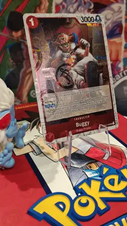 One Piece CCG - Buggy (Foil) OP03-008 UC The Best 2 ONE PIECE Card Game NM Eng. - Image 4