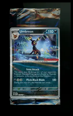 Umbreon 130/197 Obsidian Flames Gamestop SEALED Promo Pokemon Card TCG - Image 1