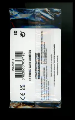 Umbreon 130/197 Obsidian Flames Gamestop SEALED Promo Pokemon Card TCG - Image 2