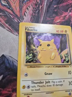 Pikachu E3 Stamped 58/102 Base Set Yellow Cheeks Pokemon Card 1999 MP HP - Image 2