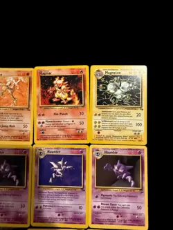 Pokemon 12 Card mix Lot shadowless, jungle, and fossi Non-Holo NM with Mew promo - Image 2