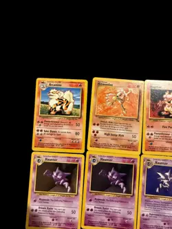 Pokemon 12 Card mix Lot shadowless, jungle, and fossi Non-Holo NM with Mew promo - Image 3