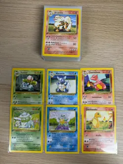 Pokemon BASE SET 1st Edition NM/MINT Near Complete 71 CARDS C/U/R Set (ITALIAN) - Image 1