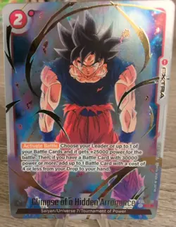 Dragon Ball Fusion World Card FB02-035 Glimpse of Hidden Arrogance Parallel Alt - Image 1