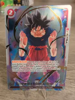 Dragon Ball Fusion World Card FB02-035 Glimpse of Hidden Arrogance Parallel Alt - Image 3