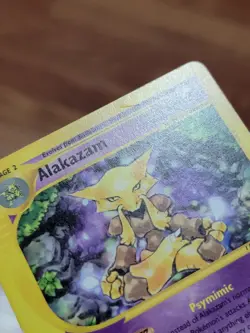 MP! - Pokemon Card Alakazam Non Holo 33/165 Rare Expedition Base Set (2002) - Image 2