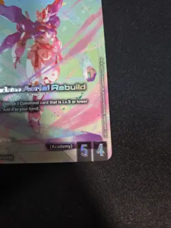 Gundam Aerial Rebuild LR+ GD01-067 Alt Art Foil Mint Gundam TCG Card Game - Image 4
