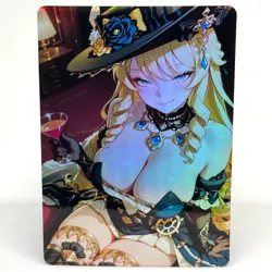 Genshin Impact Navia Goddess Anime Waifu ACG Foil Card - Image 1