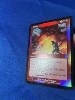 FOIL PILLAGE LP+ 7th Seventh Edition Original mtg Magic fast shipping - Image 3