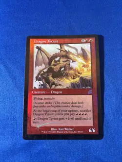 FOIL DRAGON TYRANT LP Scourge mtg Magic fast shipping - Image 1