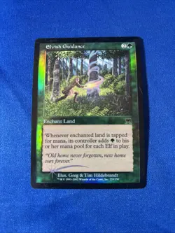 FOIL ELVISH GUIDANCE LP+ Onslaught mtg Magic fast shipping - Image 1