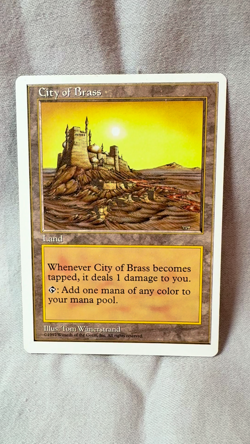 City of Brass MTG Core Set 5th Edition Regular - Image 2