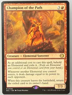 Magic the Gathering Lorwyn Eclipsed - Champion of the Path 130 - Image 1