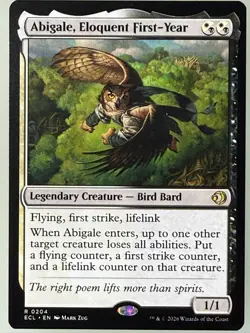 Magic the Gathering - Abigale, Eloquent First-Year 204 - Image 1