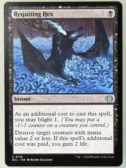 Magic the Gathering Lorwyn Eclipsed - Requiting Hex 116 - Image 1