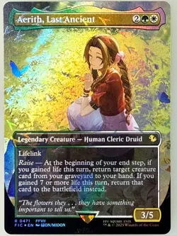 Magic the Gathering - Aerith, Last Ancient 471 Chocobo Track Foil - Image 1