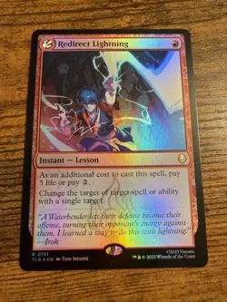 MTG Magic The Gathering Avatar FOIL Redirect Lightning - Image 1