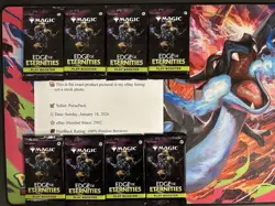 Lot of 8 MTG Edge of Eternities Play Boosters, Brand New, Factory Sealed - Image 2