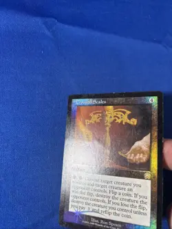 FOIL CROOKED SCALES LP- Mercadian Masques fast shipping - Image 3