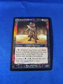 FOIL UNDEAD GLADIATOR LP Onslaught Original mtg Magic fast shipping - Image 1