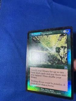 FOIL EXPLOSIVE VEGETATION LP Onslaught Original mtg Magic fast shipping - Image 3