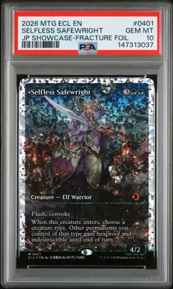 PSA 10 MTG Lorwyn Eclipsed Selfless Safewright (Showcase) (Fracture Foil) M 0401 - Image 1