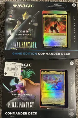 (2)FFVII Video Game Edition Limit Break Commander Deck/Revival Trance MAGIC MTG - Image 2