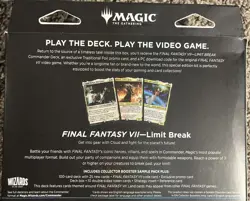 (2)FFVII Video Game Edition Limit Break Commander Deck/Revival Trance MAGIC MTG - Image 5
