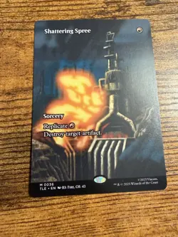 MTG Magic The Gathering Avatar BORDERLESS Shattering Spree - Image 1