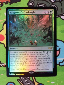 Valgavoth's Onslaught Foil Duskmourn: House of Horror Magic MTG DSK - Image 1