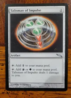 Talisman of Impulse x1 MTG Mirrodin Magic Near Mint NM English - Image 1