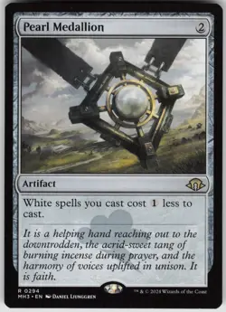 MTG Pearl Medallion Normal NM Modern Horizons 3 Magic 294 - Image 1