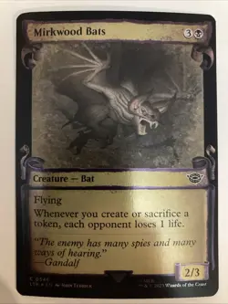 Mirkwood Bats Showcase Scrolls C Foil 0546 | LTR The Lord of the Rings | MTG - Image 1