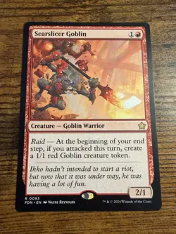 MTG Magic The Gathering Searslicer Goblin - Image 1
