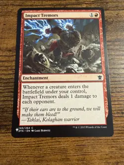 MTG Magic The Gathering Impact Tremors - Image 1